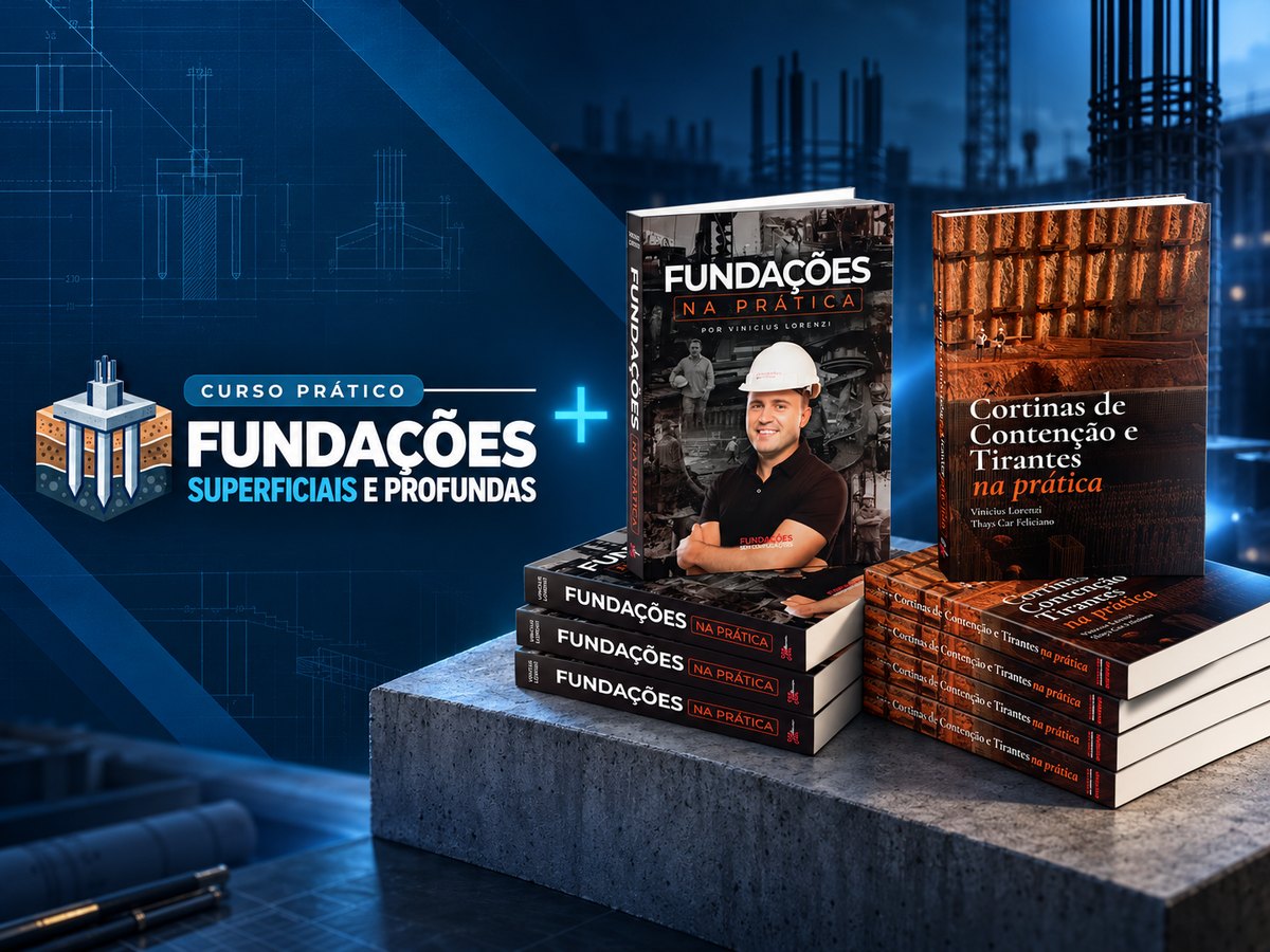 Curso Prático de Fundações Superficiais e Profundas + os dois livros